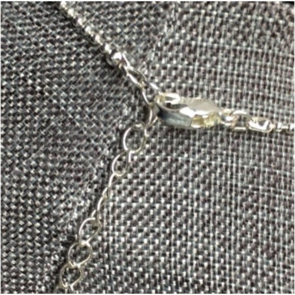 Claires Be Fri Necklace Barbie Pink Silver Ball Chain Best Friend Half Heart - Picture 4 of 7